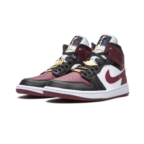 Air Jordan 1 Mid SE Black Dark Beetroot Air Jordan 1 Mid SE Black Dark Beetroot