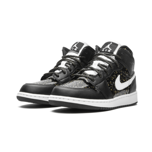 Air Jordan 1 Mid Black Speckle Air Jordan 1 Mid Black Speckle