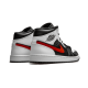Air Jordan 1 Mid Black Chile Red White Air Jordan 1 Mid Black Chile Red White