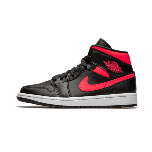 Air Jordan 1 Mid Black Siren Red Air Jordan 1 Mid Black Siren Red