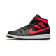 Air Jordan 1 Mid Black Siren Red Air Jordan 1 Mid Black Siren Red
