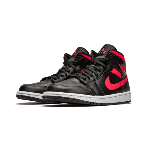 Air Jordan 1 Mid Black Siren Red Air Jordan 1 Mid Black Siren Red