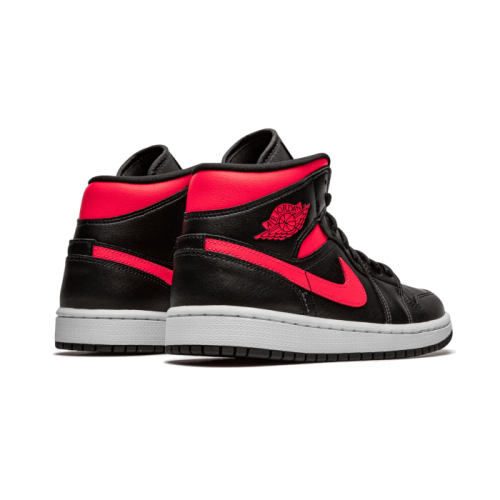 Air Jordan 1 Mid Black Siren Red Air Jordan 1 Mid Black Siren Red