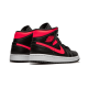Air Jordan 1 Mid Black Siren Red Air Jordan 1 Mid Black Siren Red