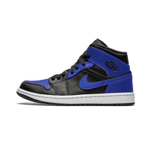 Air Jordan 1 Mid Hyper Royal Tumbled Leather Air Jordan 1 Mid Hyper Royal Tumbled Leather