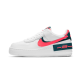 Nike Air Force 1 Shadow White Dark Teal Solar Red Nike Air Force 1 Shadow White Dark Teal Solar Red