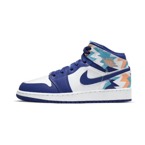 Air Jordan 1 Mid Geometric Print Air Jordan 1 Mid Geometric Print