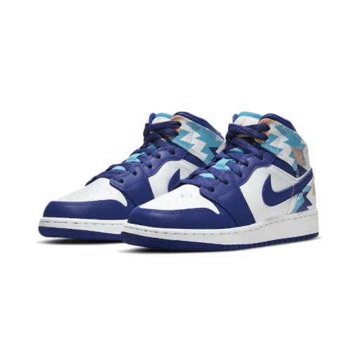 Air Jordan 1 Mid Geometric Print Air Jordan 1 Mid Geometric Print