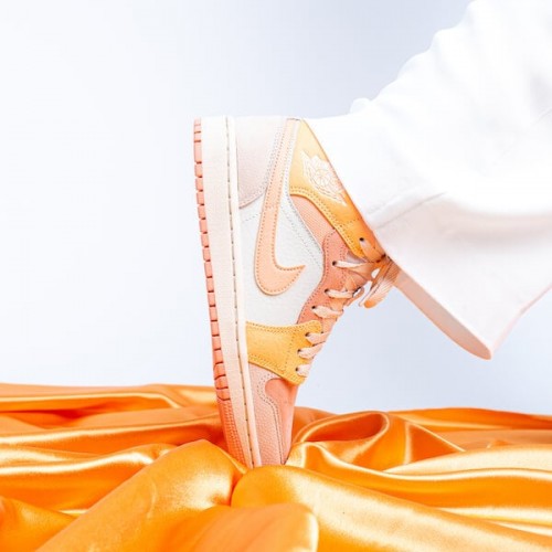 Air Jordan 1 Mid Apricot Orange Air Jordan 1 Mid Apricot Orange