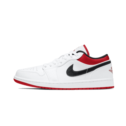 Air Jordan 1 Low White University Red Black Air Jordan 1 Low White University Red Black
