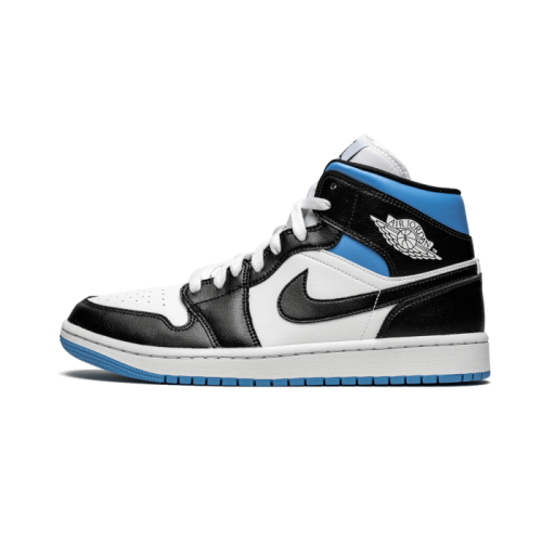 Air Jordan 1 Mid University Black White Air Jordan 1 Mid University Black White