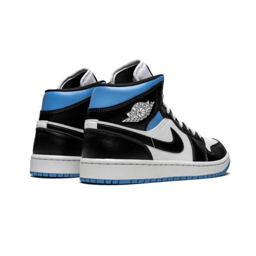 Air Jordan 1 Mid University Black White Air Jordan 1 Mid University Black White
