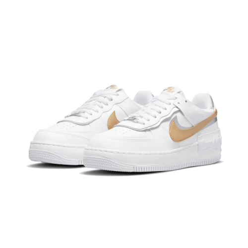 Nike Air Force 1 Shadow White Metallic Gold Nike Air Force 1 Shadow White Metallic Gold