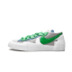 Nike Blazer Low Sacai Medium Grey Classic Green Nike Blazer Low Sacai Medium Grey Classic Green