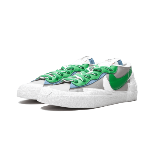 Nike Blazer Low Sacai Medium Grey Classic Green Nike Blazer Low Sacai Medium Grey Classic Green