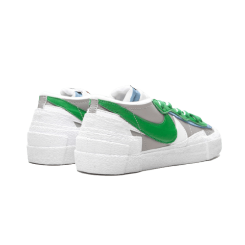 Nike Blazer Low Sacai Medium Grey Classic Green Nike Blazer Low Sacai Medium Grey Classic Green