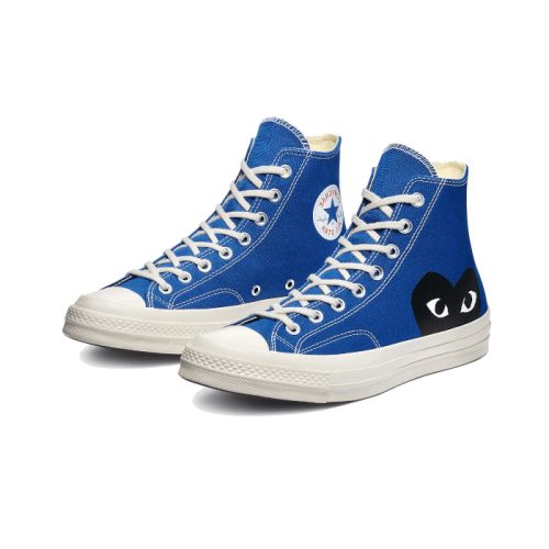 Converse Chuck Taylor All-Star 70s Hi Comme des Garçons PLAY Blue Quartz Converse Chuck Taylor All-Star 70s Hi Comme des Garçons PLAY Blue Quartz