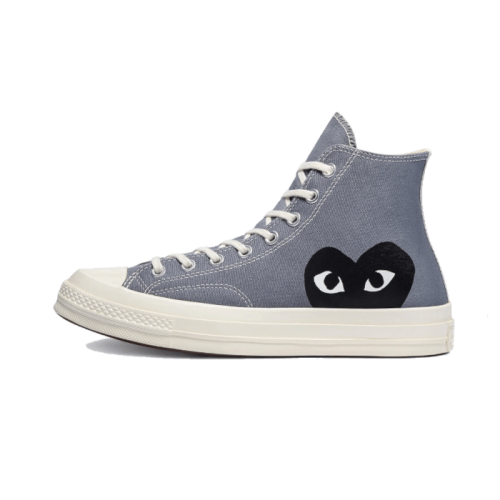 Converse Chuck Taylor All-Star 70s Hi Comme des Garçons PLAY Steel Grey Converse Chuck Taylor All-Star 70s Hi Comme des Garçons PLAY Steel Grey