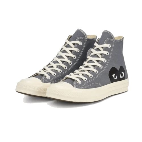 Converse Chuck Taylor All-Star 70s Hi Comme des Garçons PLAY Steel Grey Converse Chuck Taylor All-Star 70s Hi Comme des Garçons PLAY Steel Grey