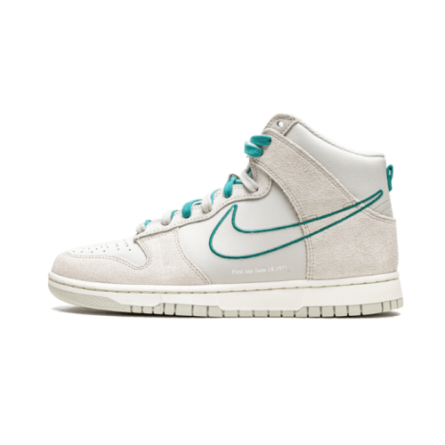 Nike Dunk High First Use Light Bone Green Noise Nike Dunk High First Use Light Bone Green Noise