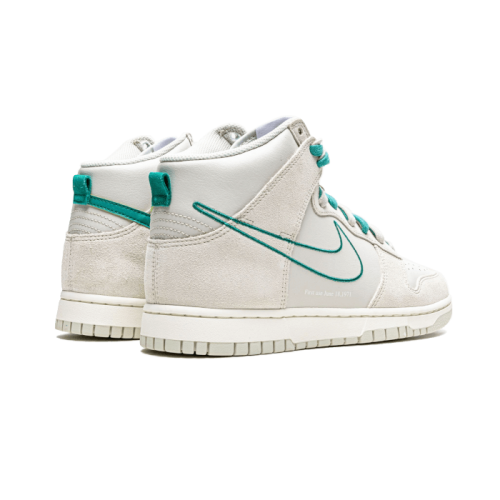 Nike Dunk High First Use Light Bone Green Noise Nike Dunk High First Use Light Bone Green Noise
