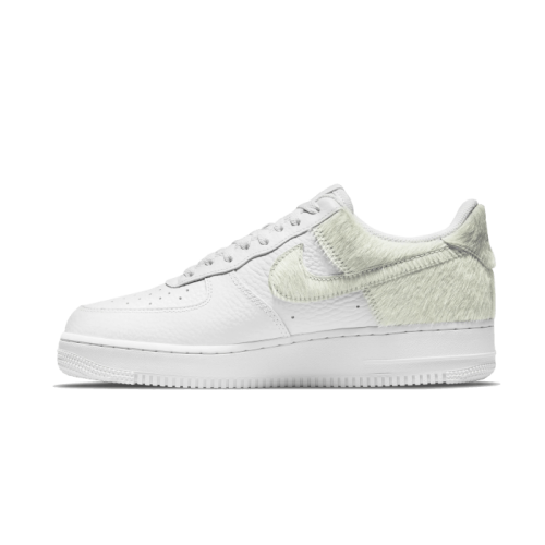 Nike Air Force 1 Low White Pony Hair Heel Nike Air Force 1 Low White Pony Hair Heel