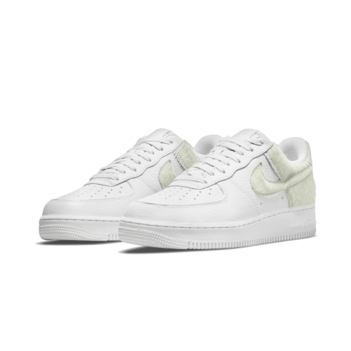 Nike Air Force 1 Low White Pony Hair Heel Nike Air Force 1 Low White Pony Hair Heel