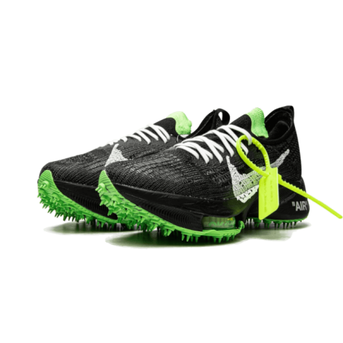 Nike Air Zoom Tempo NEXT% Off-White Black Scream Green Nike Air Zoom Tempo NEXT% Off-White Black Scream Green