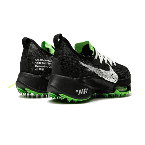 Nike Air Zoom Tempo NEXT% Off-White Black Scream Green Nike Air Zoom Tempo NEXT% Off-White Black Scream Green