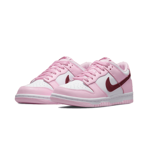 Nike Dunk Low Pink Red White Nike Dunk Low Pink Red White