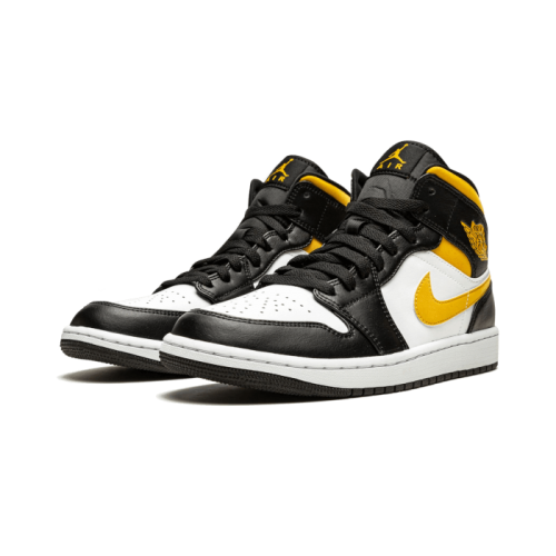 Air Jordan 1 Mid White Pollen Black Air Jordan 1 Mid White Pollen Black