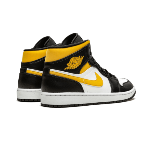 Air Jordan 1 Mid White Pollen Black Air Jordan 1 Mid White Pollen Black