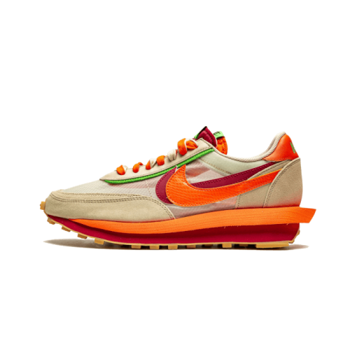Nike LD Waffle Sacai Clot Net Orange Blaze Nike LD Waffle Sacai Clot Net Orange Blaze