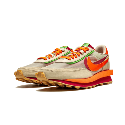 Nike LD Waffle Sacai Clot Net Orange Blaze Nike LD Waffle Sacai Clot Net Orange Blaze