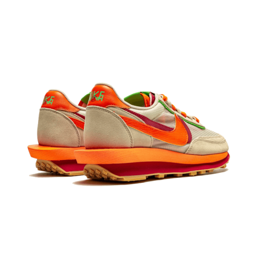 Nike LD Waffle Sacai Clot Net Orange Blaze Nike LD Waffle Sacai Clot Net Orange Blaze