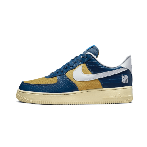 Nike Air Force 1 Low SP Undefeated 5 On It Blue Yellow Croc Nike Air Force 1 Low SP Undefeated 5 On It Blue Yellow Croc