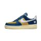 Nike Air Force 1 Low SP Undefeated 5 On It Blue Yellow Croc Nike Air Force 1 Low SP Undefeated 5 On It Blue Yellow Croc