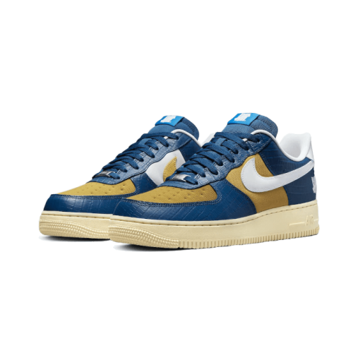 Nike Air Force 1 Low SP Undefeated 5 On It Blue Yellow Croc Nike Air Force 1 Low SP Undefeated 5 On It Blue Yellow Croc