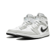 Air Jordan 1 Mid White Light Smoke Grey Air Jordan 1 Mid White Light Smoke Grey