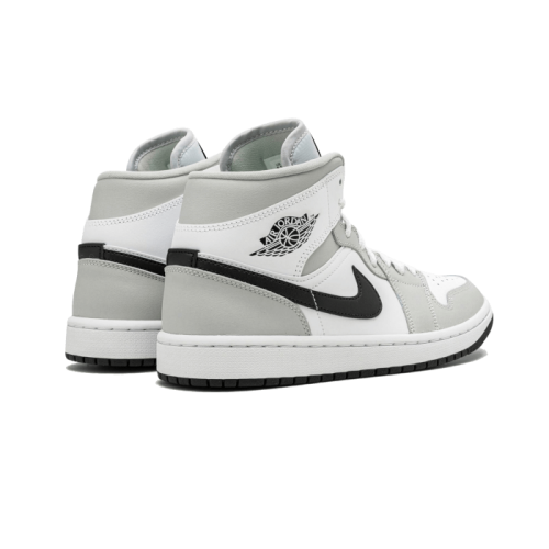 Air Jordan 1 Mid White Light Smoke Grey Air Jordan 1 Mid White Light Smoke Grey