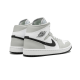 Air Jordan 1 Mid White Light Smoke Grey Air Jordan 1 Mid White Light Smoke Grey