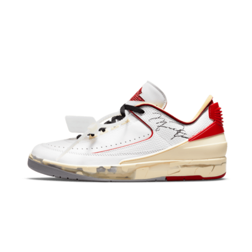 Air Jordan 2 Retro Low SP Off-White White Red Air Jordan 2 Retro Low SP Off-White White Red