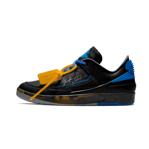 Air Jordan 2 Retro Low SP Off-White Black Blue Air Jordan 2 Retro Low SP Off-White Black Blue