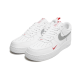 Nike Air Force 1 Low White Red Mini Swoosh Nike Air Force 1 Low White Red Mini Swoosh