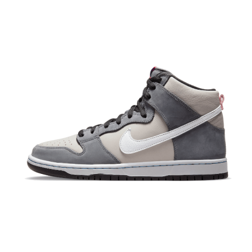 Nike SB Dunk High Medium Grey Pink Nike SB Dunk High Medium Grey Pink