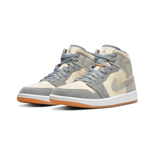 Air Jordan 1 Mid Coconut Milk Particle Grey Air Jordan 1 Mid Coconut Milk Particle Grey