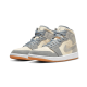Air Jordan 1 Mid Coconut Milk Particle Grey Air Jordan 1 Mid Coconut Milk Particle Grey