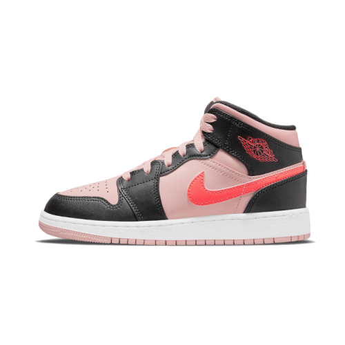 Air Jordan 1 Mid Black Pink Crimson Air Jordan 1 Mid Black Pink Crimson