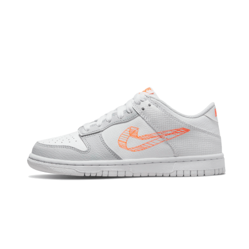 Nike Dunk Low 3D Swoosh White Grey Nike Dunk Low 3D Swoosh White Grey