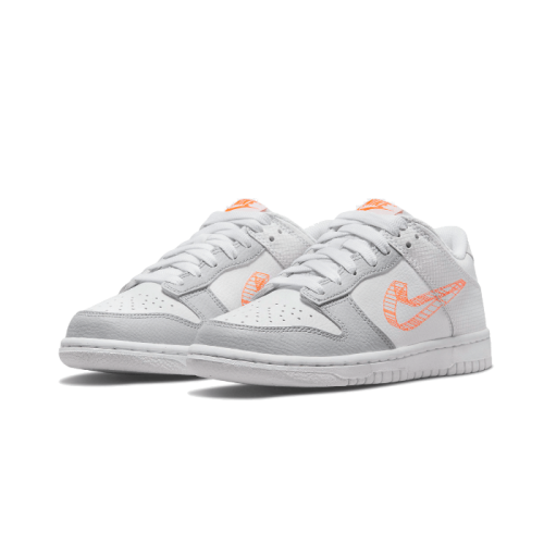 Nike Dunk Low 3D Swoosh White Grey Nike Dunk Low 3D Swoosh White Grey